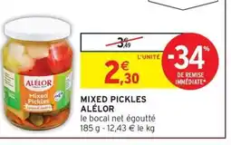 Intermarché ALÉLOR Mixed pickles offre