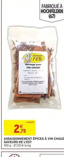 Intermarché Assaisonnement épices à vin chaud saveurs de l'est offre