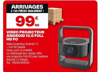Video projecteur android 13.0 full hd fo
