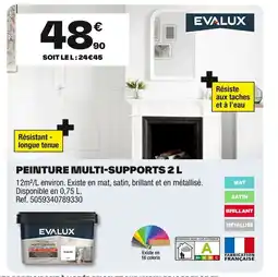 Brico Dépôt EVALUX Peinture multi-supports offre