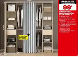 Brico Dépôt Kit dressing imitation chêne clair komet ii offre