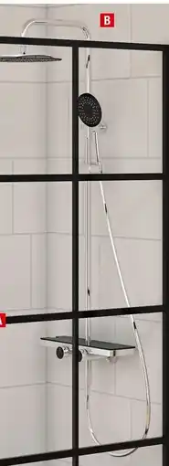 Brico Dépôt Olonne de douche mecanique "karol noire offre