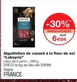 Monoprix LABEYRIE Aiguillettes de canard à la fleur de sel offre