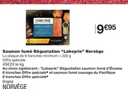 Monoprix LABEYRIE Saumon fumé Dégustation Norvège offre
