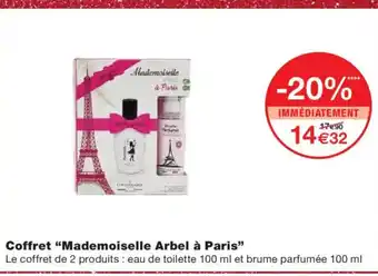 Monoprix MADEMOISELLE ARBEL A PARIS Coffret offre
