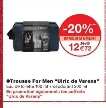 Monoprix ULRIC DE VARENS Trousse For Men offre