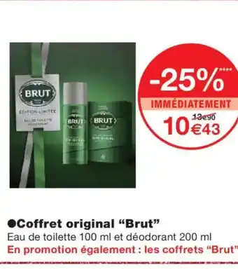 Monoprix BRUT Coffret original offre