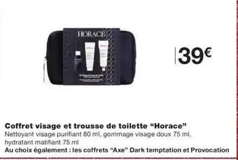 Monoprix HORACE Coffret visage et trousse de toilette offre