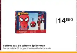 Monoprix Coffret eau de toilette Spiderman offre