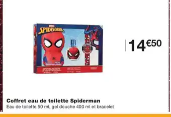 Monoprix Coffret eau de toilette Spiderman offre