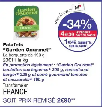 Monoprix GARDEN GOURMET Falafels offre