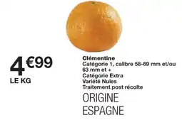 Monoprix Clémentine offre