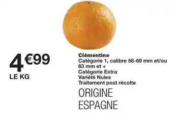 Monoprix Clémentine offre