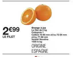 Monoprix Orange à jus offre