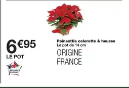 Monoprix Poinsettia colerette & housse offre