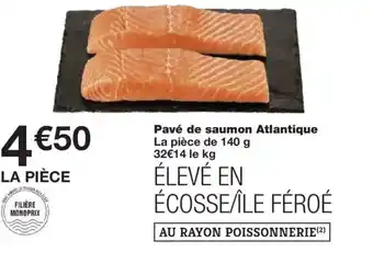 Monoprix Pavé de saumon Atlantique offre
