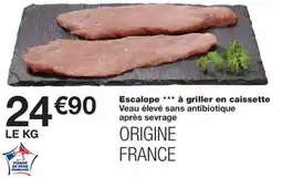 Monoprix Escalope à griller en caissette offre