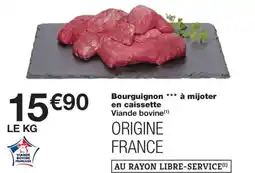 Monoprix Bourguignon à mijoter en caissette offre