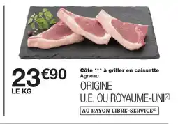 Monoprix Côte à griller en caissette Agneau offre