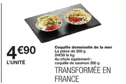 Monoprix Coquille demoiselle de la mer offre