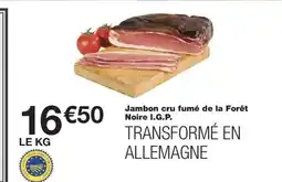 Monoprix Jambon cru fumé de la Forêt Noire I.G.P. offre