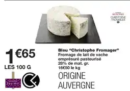 Monoprix CHRISTOPHE FROMAGER Bleu offre