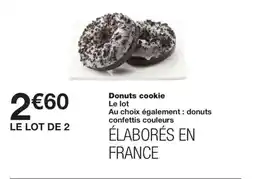 Monoprix Donuts cookie offre