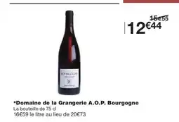 Monoprix Domaine de la Grangerie A.O.P. Bourgogne offre