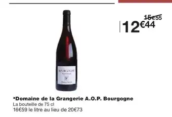 Monoprix Domaine de la Grangerie A.O.P. Bourgogne offre