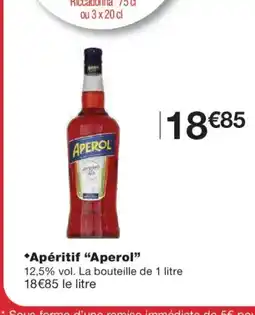 Monoprix APEROL Apéritif offre