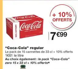 Monoprix COCA-COLA regular offre