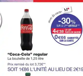 Monoprix COCA-COLA regular offre