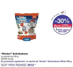 Monoprix KINDER Schokobons offre