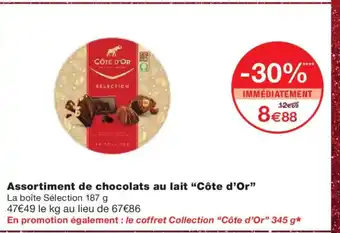 Monoprix CÔTE D'OR Assortiment de chocolats au lait offre