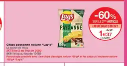 Monoprix LAY'S Chips paysanne nature offre