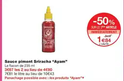 Monoprix AYAM Sauce piment Sriracha offre