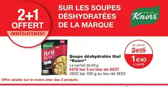 Monoprix KNORR Soupe déshydratée thaï offre