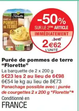 Monoprix FLORETTE Purée de pommes de terre offre