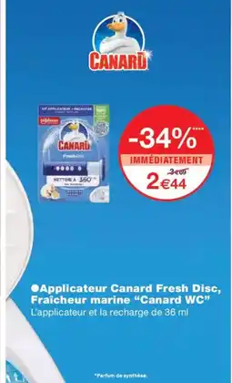 Monoprix CANARD Applicateur Canard Fresh Disc, Fraîcheur marine offre