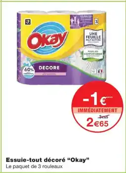 Monoprix OKAY Essuie-tout décoré offre