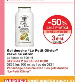 Monoprix LE PETIT OLIVIER Gel douche verveine citron offre