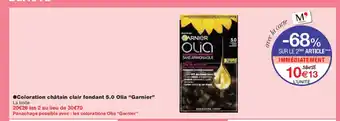 Monoprix GARNIER Coloration châtain clair fondant 5.0 Olia offre