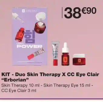 Monoprix ERBORIAN KIT - Duo Skin Therapy X CC Eye Clair offre