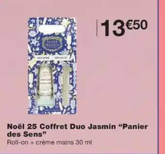 Monoprix Noël 25 Coffret Duo Jasmin Panier des Sens offre