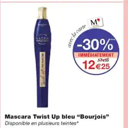 Monoprix BOURJOIS Mascara Twist Up bleu offre