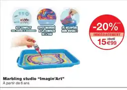 Monoprix Marbling studio Imagin'Art offre