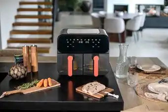 Brico Dépôt Airfryer 2 cuves 9l offre