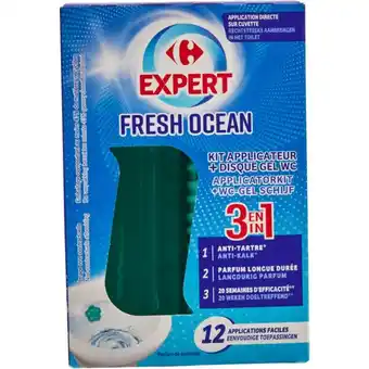 Carrefour Market Carrefour expert kit applicateur + disque gel wc offre