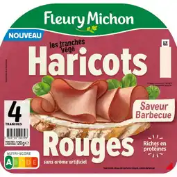 Carrefour Fleury michon végétranches haricots rouges offre