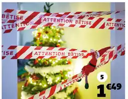 Gifi Ruban zone attention bêtise offre